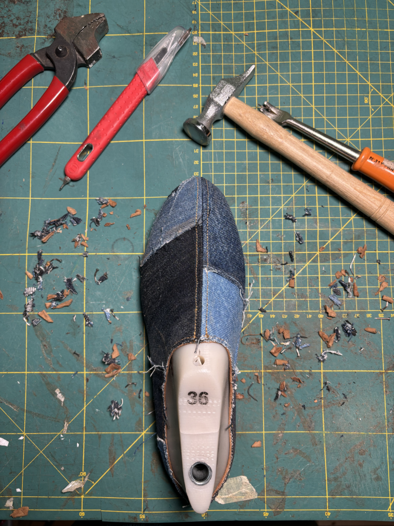 The Story Behind Our Upcycled Denim Shoe Collection